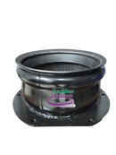 Tornado Hydrovac Turret Fitting (Inlet Flange x Female Bush Hog)
