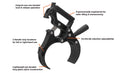 Handle Tech Hose Handle for Hydrovac Remote Hose and Pipe