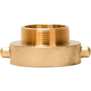 Brass CSA Hydrant Adapter - 2.5in female CSA to 2in Male NPT (MNPT)