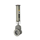 Betts Pneumatic Operated Sliding Valve - Threaded Pipe x TTMA Flange - Steel Body