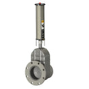 Betts Pneumatic Operated Sliding Valve – Threaded Pipe x ANSI Flange