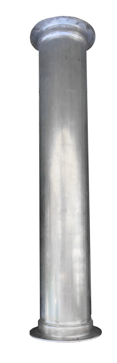 Aluminum Hydrovac Dig Tube - Vactor Flange x Vactor Flange (Extension) for Hydroexcavation
