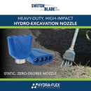 Switchblade Quad Hydro-Excavation Nozzle **FREE SHIPPING **