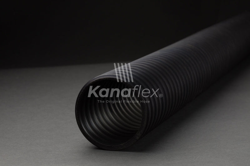 Kanaflex 180AR heavy duty rubber abrasion resistant suction hose (flexVAC)
