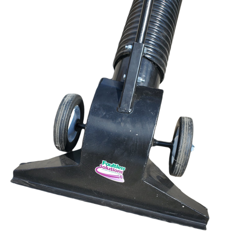 Hydrovac Floor Vacuum Scoop/Cart for suctioning pea gravel/smaller debris/roof cleaning
