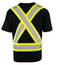 High Visibility Reflective Safety T-Shirt - Black