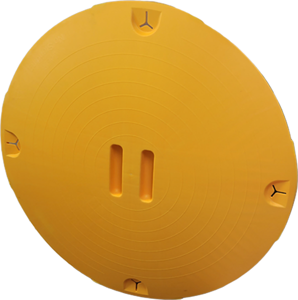 36in XL Pier Hole Protector / Cover - for fencing, hydrovac, excavation, construction, posts