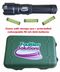 Military Grade Rechargeable Flashlight (comes with storage case + rechargeable batteries)