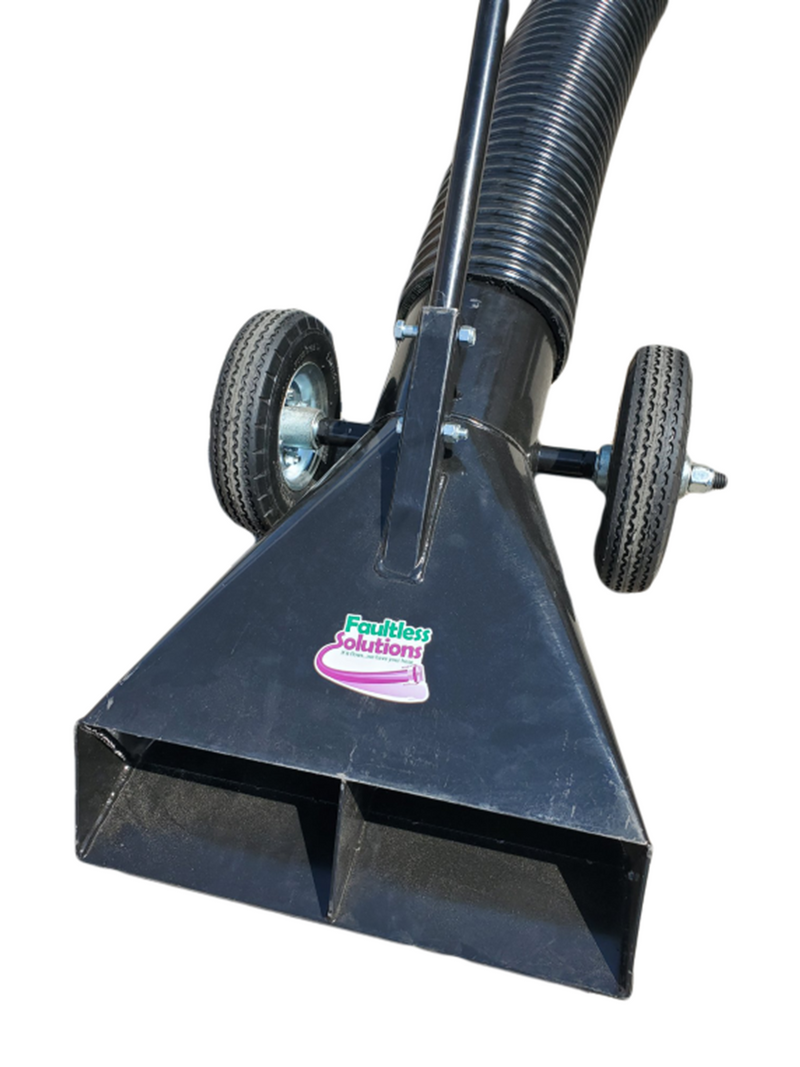 Hydrovac Rock Vacuum Scoop/Cart for suctioning rocks and ballast
