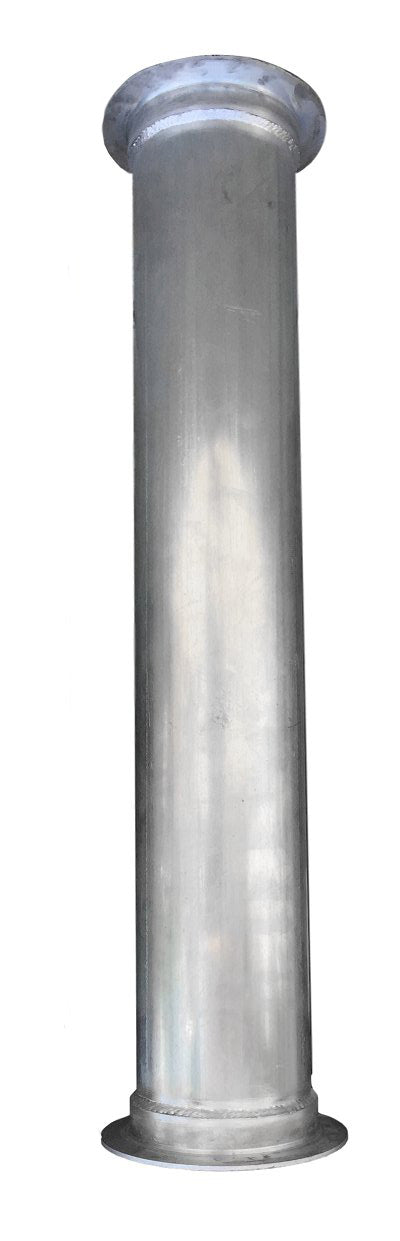 Aluminum Hydrovac Dig Tube - Vactor Flange x Vactor Flange (Extension ...