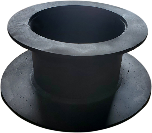 Vactor Flat Flange (Vac-con) Reducer Adapter (8in x 6in) - For Hydrovac/Vacuum Trucks
