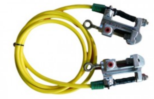 #2 Kri-tech Bonding & Grounding Cable with Clamps for Hydrovac and Vacuum Trucks