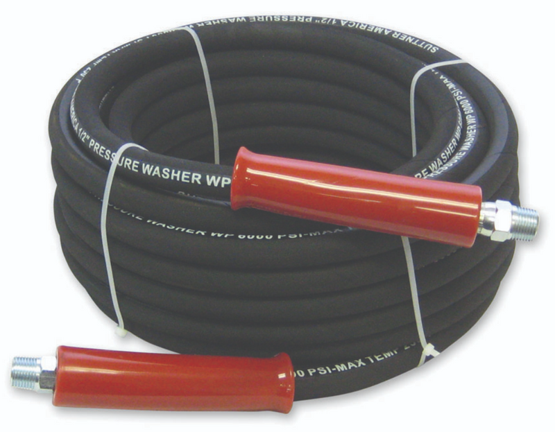 Goodtrip 6000PSI Pressure Washer Hose – 3/8" X 50ft, R2 Rating, Black