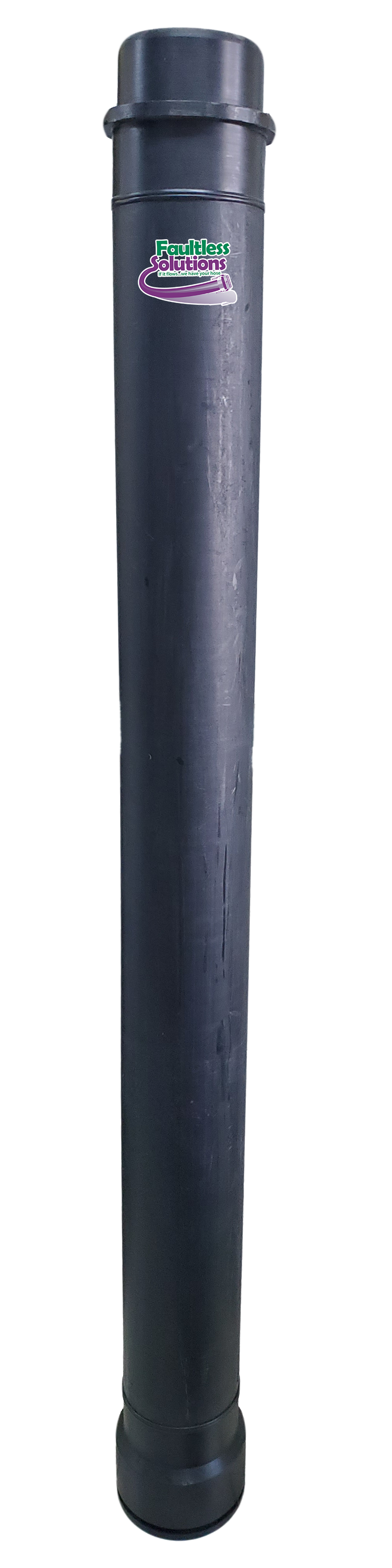 HDPE Polyethylene Plastic Dig Tube/Pipe for Hydro-Excavation (Hydrovac) - Bush Hog Extension (Male x Female Ringlock / Bandlock)