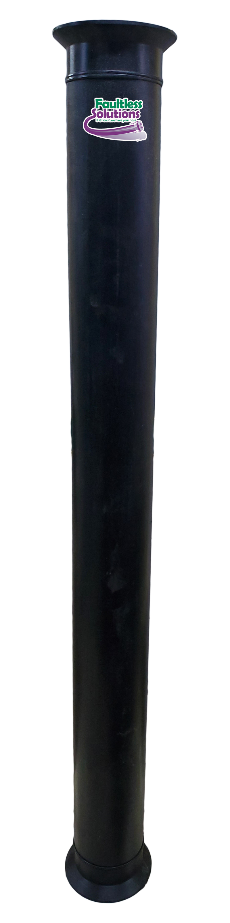 HDPE Polyethylene Plastic Dig Tube/Pipe - Vactor Flange Extension for Hydro-Excavation (Hydrovac) - (Flange x Flange)